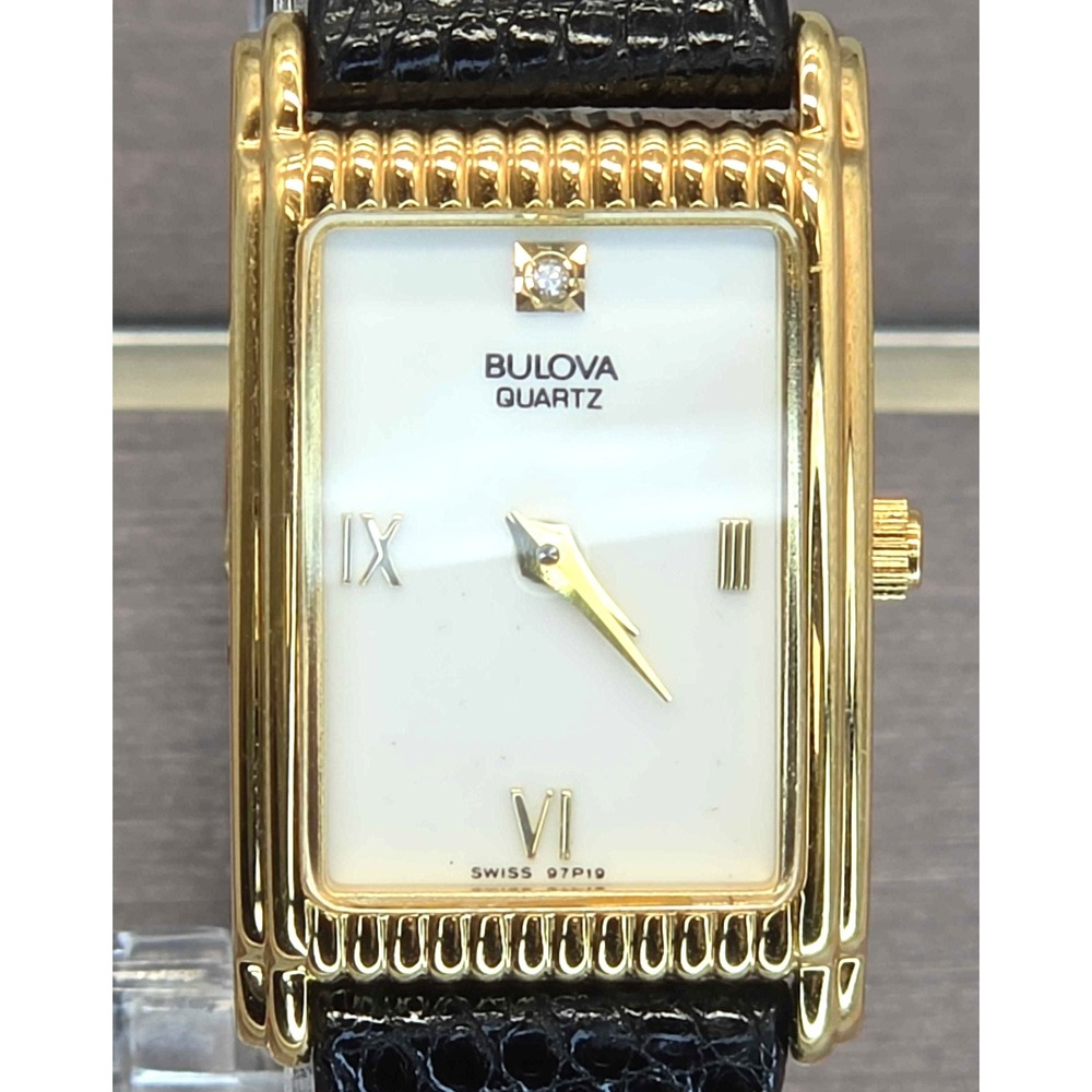 Bulova Quartz T2 Stainless Steel Back 97P19 Watch - 20MM (GNP015546)